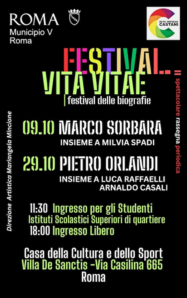 Festival Vita Vitae - Il festival delle biografie